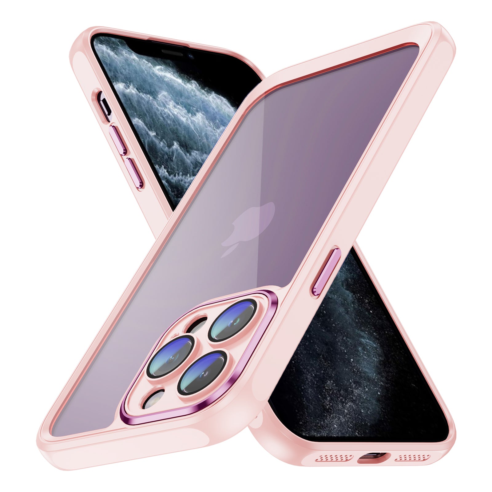 For iPhone 11 Pro Max Dual Layer Hard Acrylic+TPU Case Clear Back Phone Cover For iPhone 11 Pro Max Dual Layer Hard Acrylic+TPU Case Clear Back Phone Cover